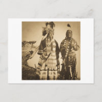 Blackfoot Indians Chief and Warrior Vintage
