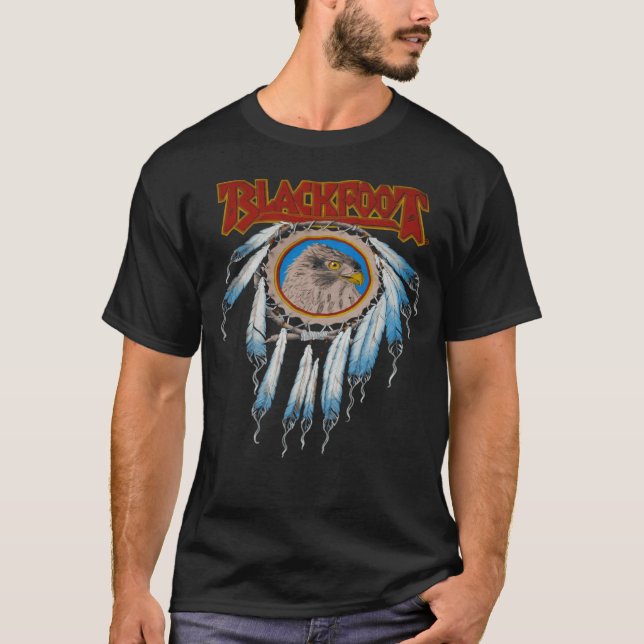 Blackfoot Music Rock Gift Men Women T-Shirt (Front)