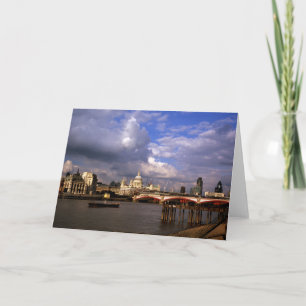 Blackfriars Bridge and St Paul's Cathedral Thank You Card