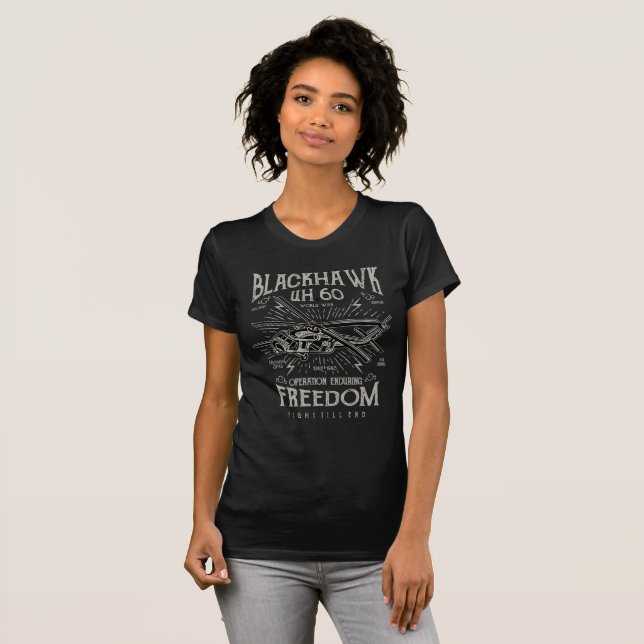 BLACKHAWK HELICOPTER T-Shirt (Front Full)