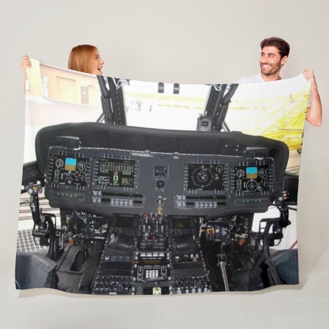BLACKHAWK INSTRUMENT PANEL FLEECE BLANKET (In Situ)