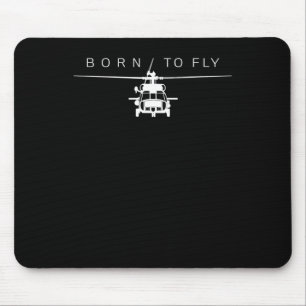 Blackhawk Military Aviation Helicopter Pilot Gift Mouse Mat