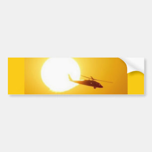 BLACKHAWK SUNSET BUMPER STICKER