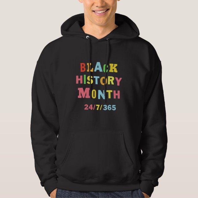 Blackhistory Month For Me African Pride Men Women  Hoodie (Front)