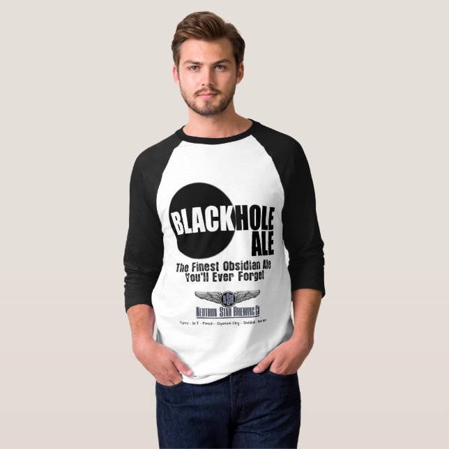 Blackhole Baseball T T-Shirt (Front Full)