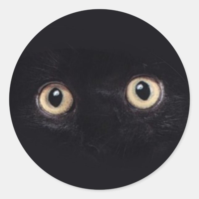 blackie classic round sticker (Front)