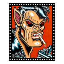 "Blackie D", Vampire Biker