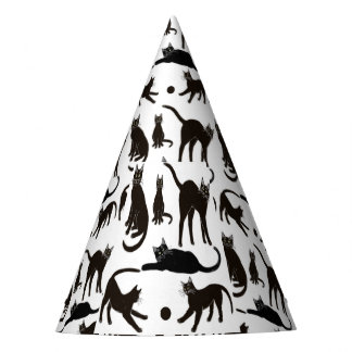 Blackie the Black Cat Party Hat