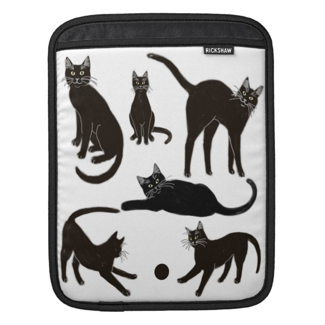 Blackie the Black Cat Rickshaw Sleeve (Front)