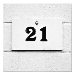 Blackjack 21 photo print