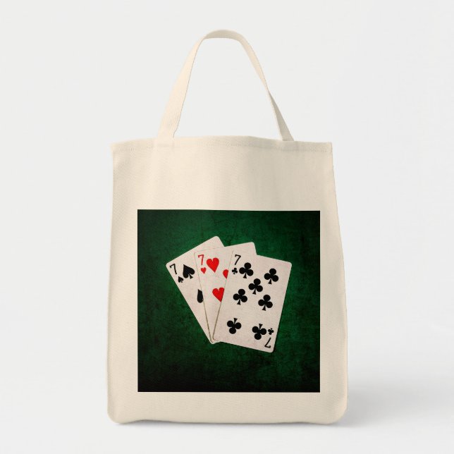 Blackjack 21 - Seven, Seven, Seven Tote Bag (Front)