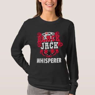 Blackjack Player Gambler 21 Card Casino T-Shirt