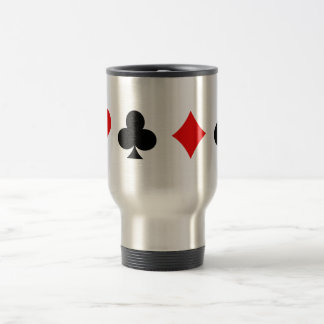 Blackjack / Poker Card Suits: Vector Art: Mug