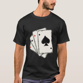 Blackjack Poker Texas Hold'Em Gambling Cards Playe T-Shirt