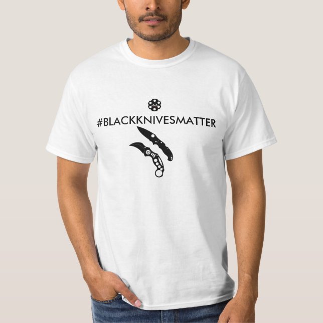 #BLACKKNIVESMATTER T-Shirt (Front)
