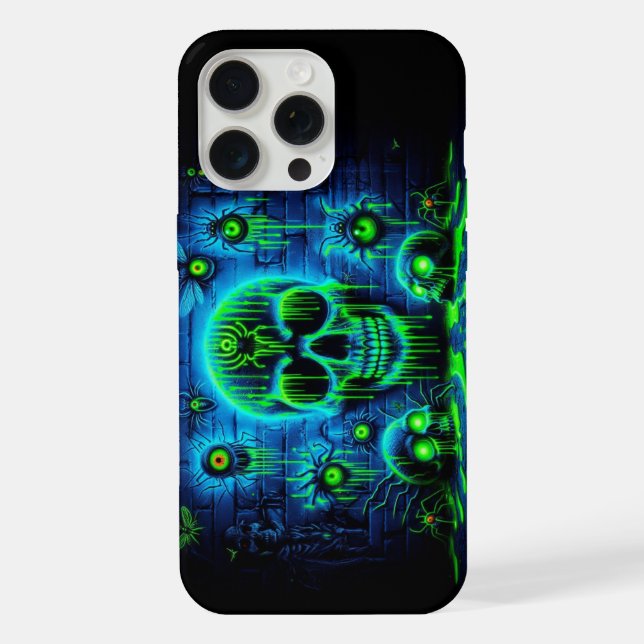  Blacklight Graffiti design iPhone Case (Back)