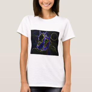 Blacklight Horses T-Shirt