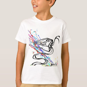 Blacklight/Neon Splash Cassette Unwound (Levi G.) T-Shirt