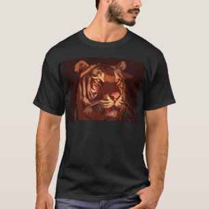 Blacklight Tiger Face T-Shirt