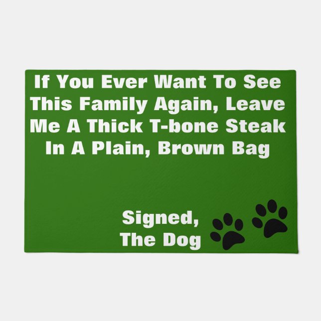 Blackmail Doormat (Front)