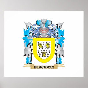 Blackman Coat of Arms Poster