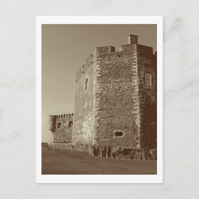 Blackness Castle Duo Tone Postcard (Front)