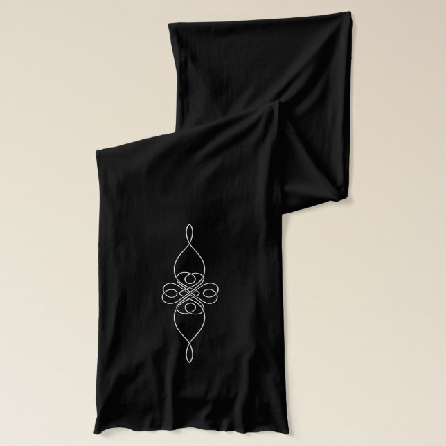 Blackness Series Celtic Knot Scarf (Left)