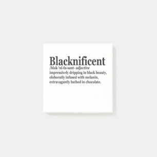 Blacknificent Definition Pro Black History Month  Post-it Notes