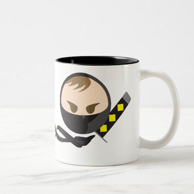 BlackNinja Two-Tone Coffee Mug (Right)