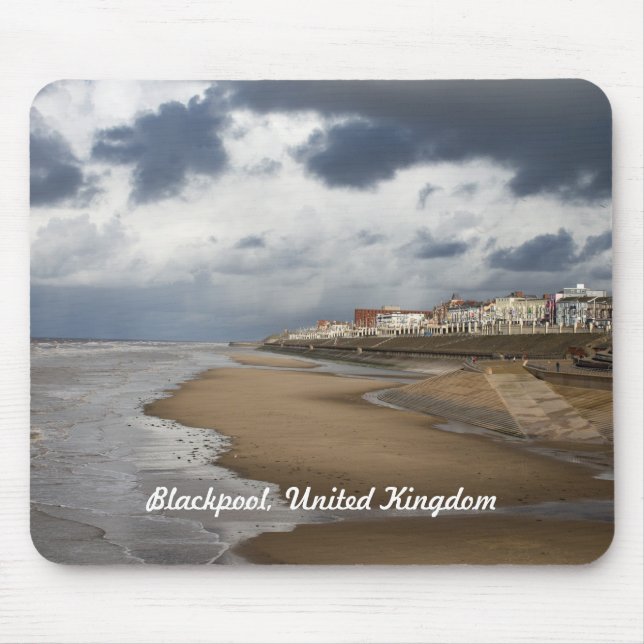 Blackpool Beach Mouse Mat (Front)