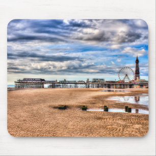 Blackpool Beach Mouse Mat