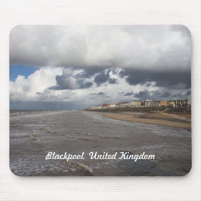 Blackpool Beach Mouse Mat (Front)