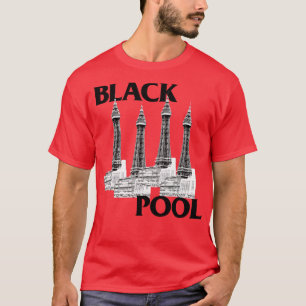 Blackpool Black Flag Parody Tribute Design T-Shirt