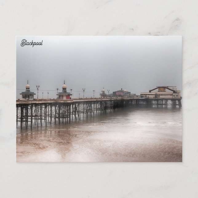 Blackpool North Pier Postcard (Front)