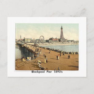 Blackpool Pier 1890's Postcard