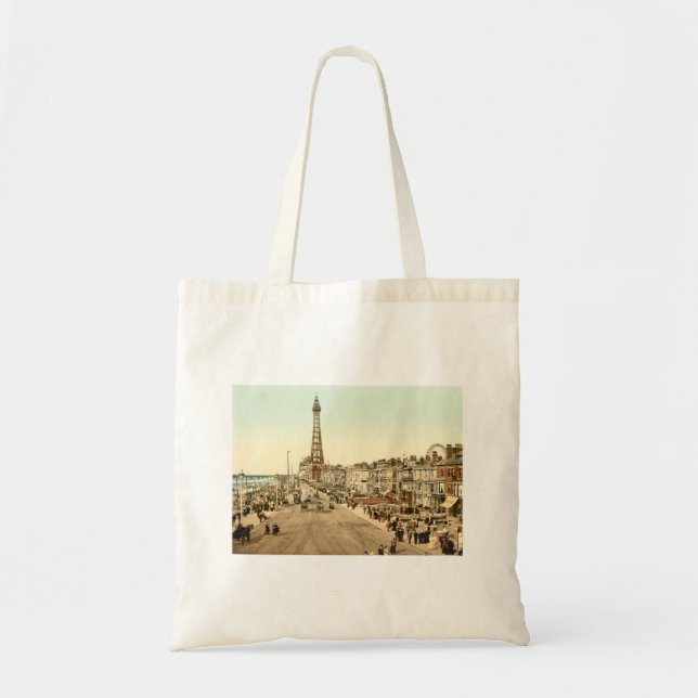 Blackpool Promenade, Lancashire, England Tote Bag (Front)