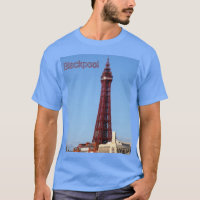 Blackpool Tower Blue Sky Day