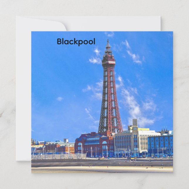 Blackpool Tower Holiday Card (Front)