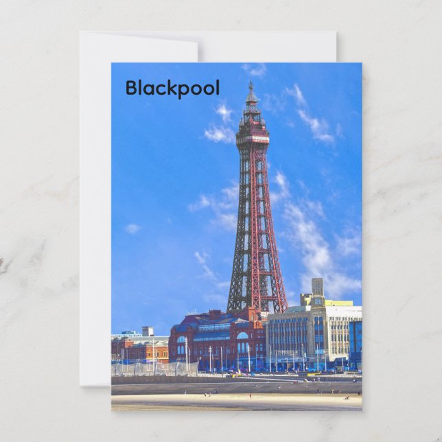 Blackpool Tower Holiday Card (Front)