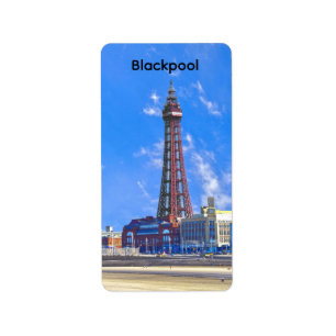 Blackpool Tower Label