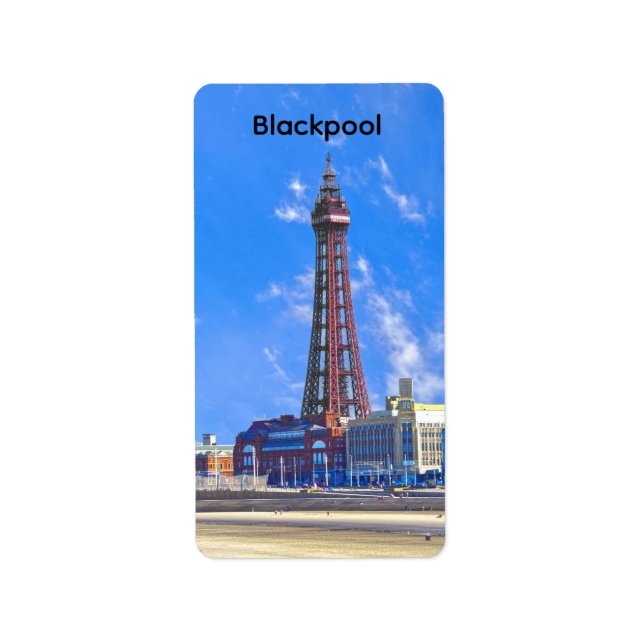 Blackpool Tower Label (Front)