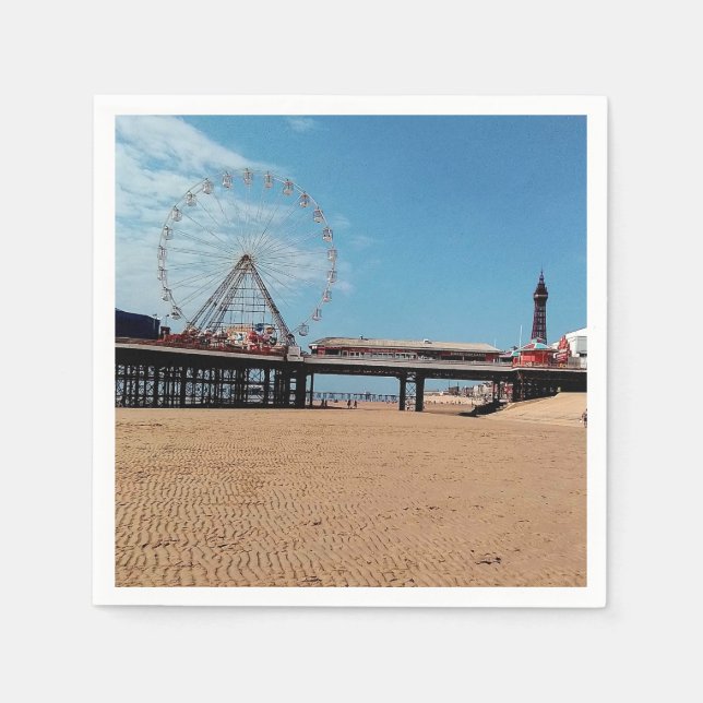Blackpool tower napkin (Front)
