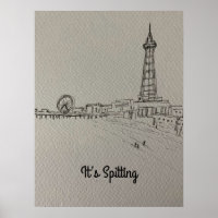 Blackpool Tower original art 