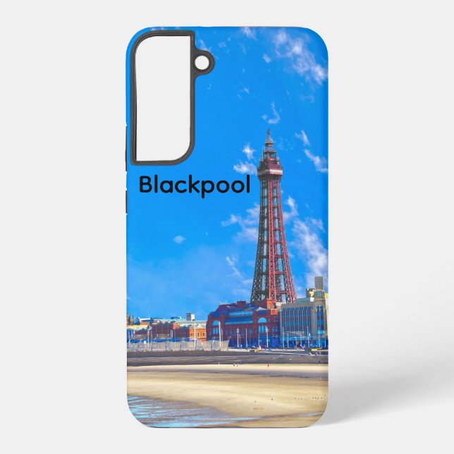 Blackpool Tower Samsung Galaxy S22+ Case (Back)