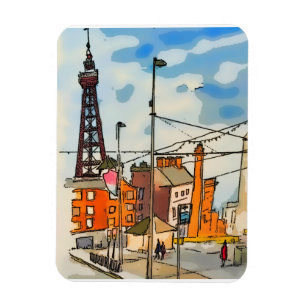 Blackpool Tower Seaside Magnet
