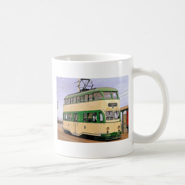 Blackpool Tram Coffee Mug (Right)