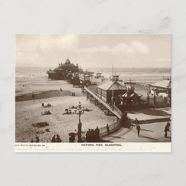 Blackpool, Victoria Pier Postcard (Front)