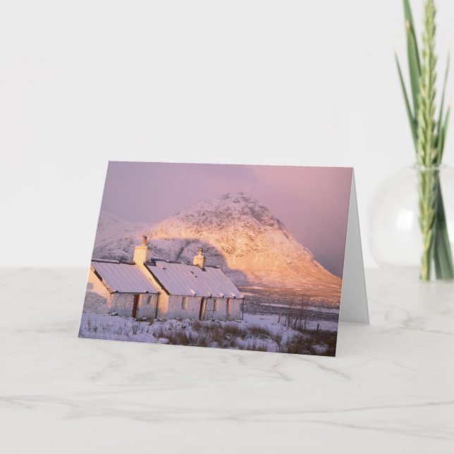 Blackrock Cottage, Glencoe, Highlands, Scotland 2 Card (Front)