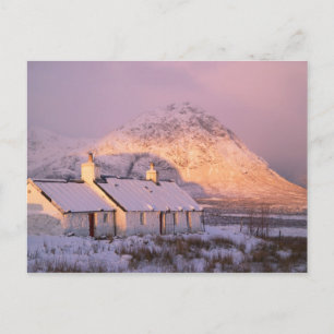 Blackrock Cottage, Glencoe, Highlands, Scotland 2 Postcard