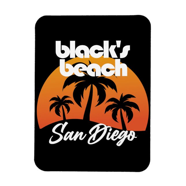 Black's Beach,San Diego Magnet (Vertical)